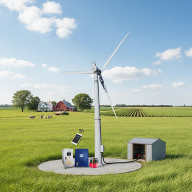 Supplier Price Windmills to Produce Electricity Wind Power Generator with Solar Panels for the House