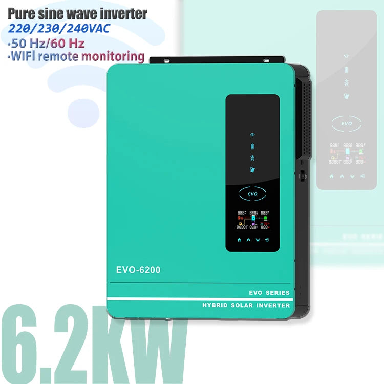 Anern 4.2kw 5kw 6.2kw Hybrid Solar Inverter with Mppt Charge Controller