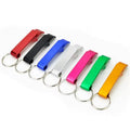Portable Custom Logo Aluminum Colorful Beer Drink Bottle Opener KeyChain for Guests Restaurant Promotion Giveaway Gift Keyring