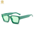 Thick Frame Square Sun Glasses Rectangle Custom Sunglasses Color Shades Designer Glasses for Women Men