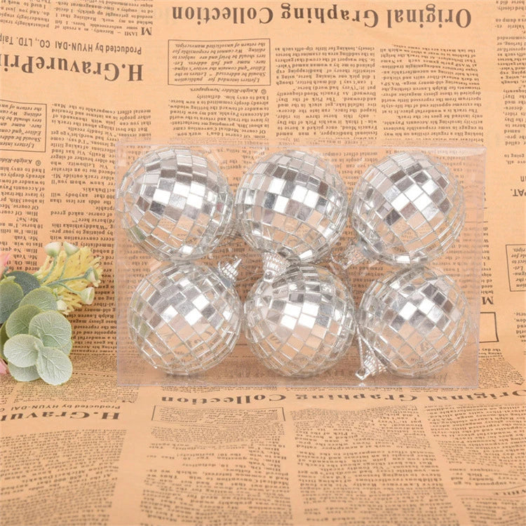 Factory Wholesale Cool and Fun Silver Disco Ball Mirror Big Party Decorations for Ramadan and Valentine's Day Party Design
