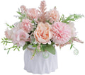 Hot Sale Mini Pot Artificial Flowers With Small Ceramic Vase