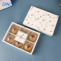Wholesale Biscuit Gift Food Macaron Moon Cake Cookie Drawer Packing Box with Frosted Window Pastry Egg Yolk Crisp Paper Box Set
