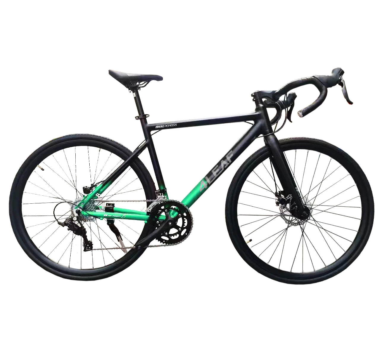 Best 4leaf R25 Aluminum Road Bike OEM Manufacture Shimano Disc Brake 8 Speed 700C Cheap Wholesale Race Bicycle Non-Suspension