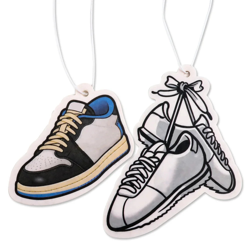 Fashionable Sports Shoes Hanging Choice Bag Gifts Customize Paper Custom Design Car Air Freshener Ambientador De Coche