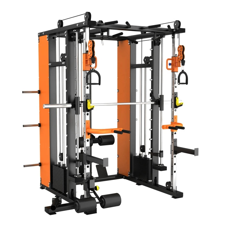 MND High-quality Steel Multi-functional Smith Machine-Comprehensive Exercise Home Gym Equipment for Training