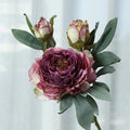 DREA 64cm Tall 28 Layer Baked Top Quality Artificial Peony Flowers Wedding Centerpieces