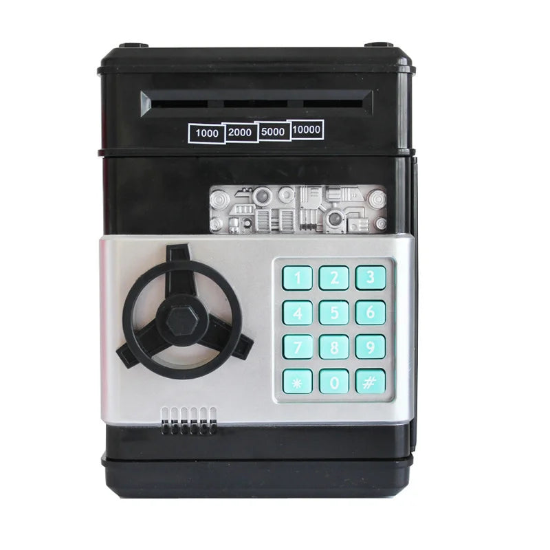 Hot Selling Adrenture Fund Digital Piggy Bank ATM Coins & Cash Saving Safe Money Box Plastic Low Price