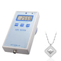Solar Japan Technology Bio Scalar Energy Pendant Crystal Anion Necklace Lava Nano Quantum Science Stainless Steel Silver Charms