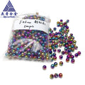 Tungsten Slotted Fly Tying Beads Colorful Slotted Beads