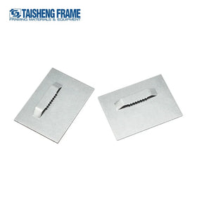TS-K340 Mirror Frameless Hanging Plates Bulk with the Adhesive Tape Panel Picture Hanging Plates 80*60mm Self Adhesive Hook