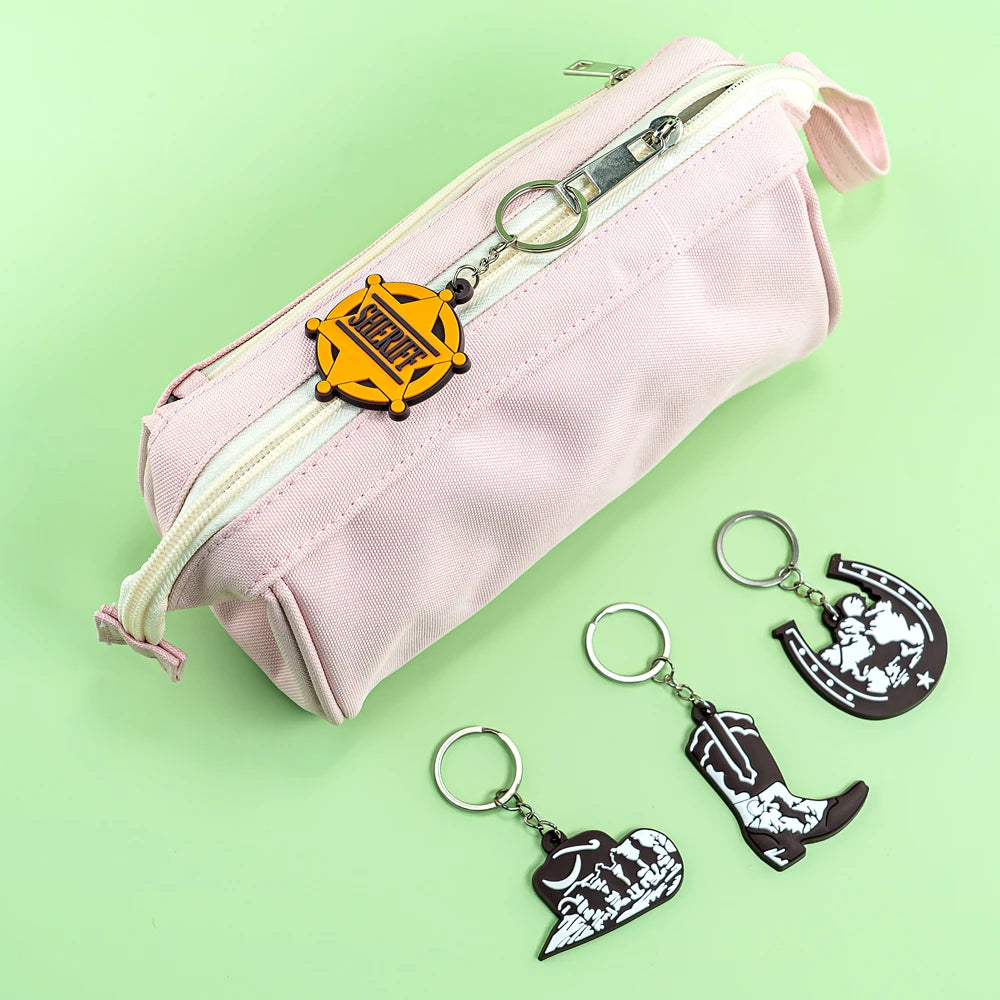 Personalized Cowboy Keychain Fun and Stylish Western Boot and Horse Charm Durable and Lightweight for Outdoor Fashion Lovers