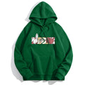 Premium Women's Autumn Winter Casual Printed Knitted Logo Hoodie 100% Polyester Quick Dry Breathable Eco-Friendly 308g Fashion