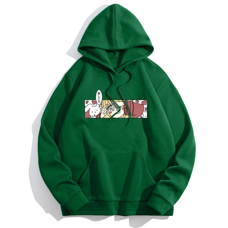 Premium Women's Autumn Winter Casual Printed Knitted Logo Hoodie 100% Polyester Quick Dry Breathable Eco-Friendly 308g Fashion