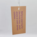 Wholesale Writable Garment Accessories Clothing Tags With Size