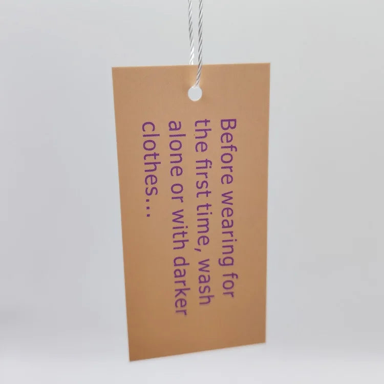 Wholesale Writable Garment Accessories Clothing Tags With Size