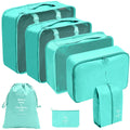 7pcs Set Multifunction Luggage Packing Cubes Fashion Bag Beautiful Travel Clothes Under Ware Organizer Bag