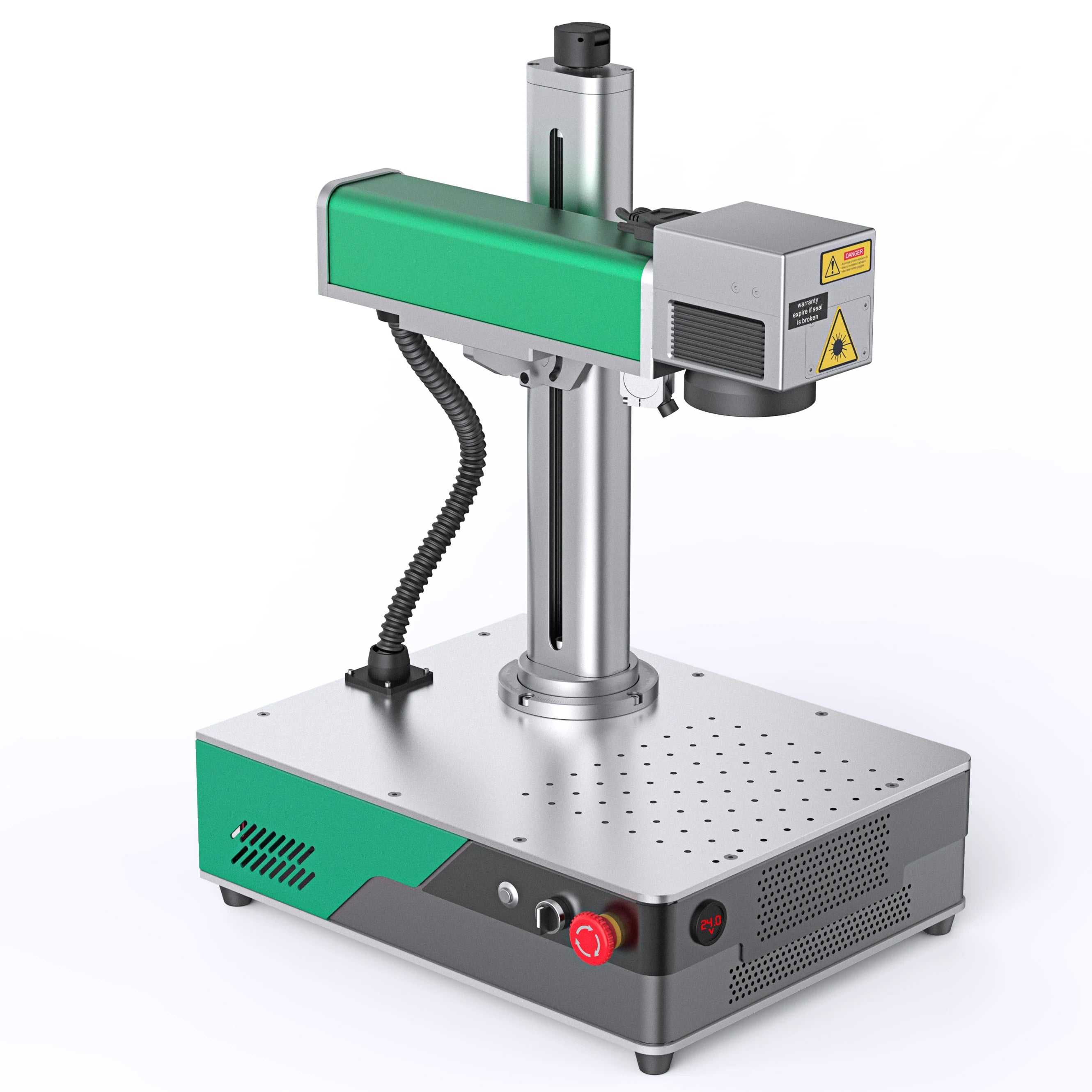 Focuslaser New Portable Integrated Aluminum Steel Copper 20w Fiber Laser Marking Machine DXF Air-Cooled CNC for Metal Jewelry