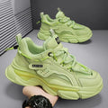 Men's New Comfortable Soft Bottom Lace-up Trainers Fashion Trend Men's Casual Shoes Anti-slip Breathable Men's Running Shoes