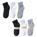 Polyester Breathable Black White Grey Plain Men Women Socks