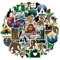 50Pcs Green Outdoor Savage Orangutan Money Foot Graffiti Stickers