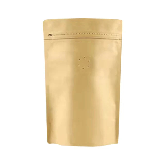 Customized Biodegradable Recyclable Kraft Paper Doypack Reusable Zipper Gravure Printing Surface Tea Coffee Sugar Pet Food Cakes