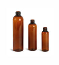 400ml Amber Toner PET Plastic PCR Bottles Empty Screw Top Cap for Skin Care Serums and Lotions