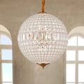 European Retro Palace Style for Palace Hotel Restaurant bar Kitchen Island Crystal Ball Ceiling Chandelier Ceiling Led Lamp