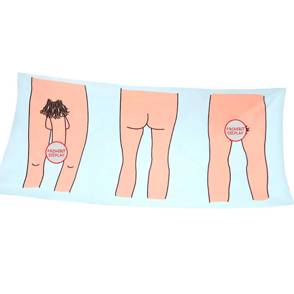 Adults Microfiber Bath Towel Quickly Dry Beach Absorbent Super Cock Naked Swimming Towel Non-shedding Bath Towel 140x70cm