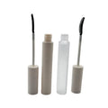 12ml Clear Frosted White Mascara Tubes Silicone Brush Wand Empty Beauty Makeup Eyelash Container