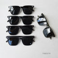 Fashionable Street Snap Shades Korean Style Tac Polarized Lens Sun Glasses Classical square Tr90 Frame Designer Sunglasses