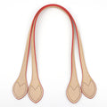 Top-Grain Genuine Leather Adjustable Bag Strap - Handmade Patchwork DIY Purse Handle Durable Shoulder Strap for Handbags