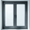 Windproof Noise Reduction High Rise Residential Aluminum Glass Casement Window for Houses