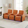 High Quality Modern VIP Home Cinema Genuine  Leather Recliner Sofa Leather Sofa Set Living Room Furniture