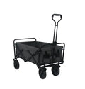Customized Sturdy Steel Portable Folding Trolley Cart Beach Camping Garden Collapsible Wagon Trolley Cart