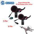 KuKirin M4 Smart Display Dashboard Original Warehouse Stock Kugoo Kukirin Electric Scooter Accessories 6pin Display Spare Parts MegaBDM