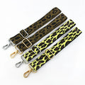 Meetee B-J2042 Colorful Spotted Leopard Print Long Shoulder Strap Handbag Accessory Crossbody Bag Strap