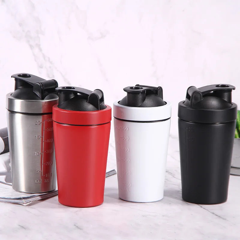 OEM SS304 Stainless Steel Customized Gym Small Private Label Protein Shaker Bottles