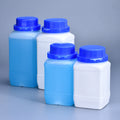 1000ml 1L Thickened HDPE Wide Mouth Reagent Bottle Square Sample Solvent Container With Anti-theft Cover
