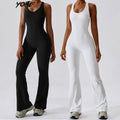 YOKE Wholesale Gym Clothes Active Wear Yoga Fitness Sports Seamless Jumpsuit One Piece Yoga Wear Female