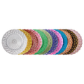 Wholesale Antique Glass Charger Plate Dish Gold Silver Pattern Black Red Color for Luxury Dubai Wedding
