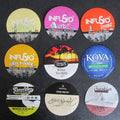 37.0mm Compatible Aluminium Nespresso Coffee Capsule Foil Lids Printed Soft Cups