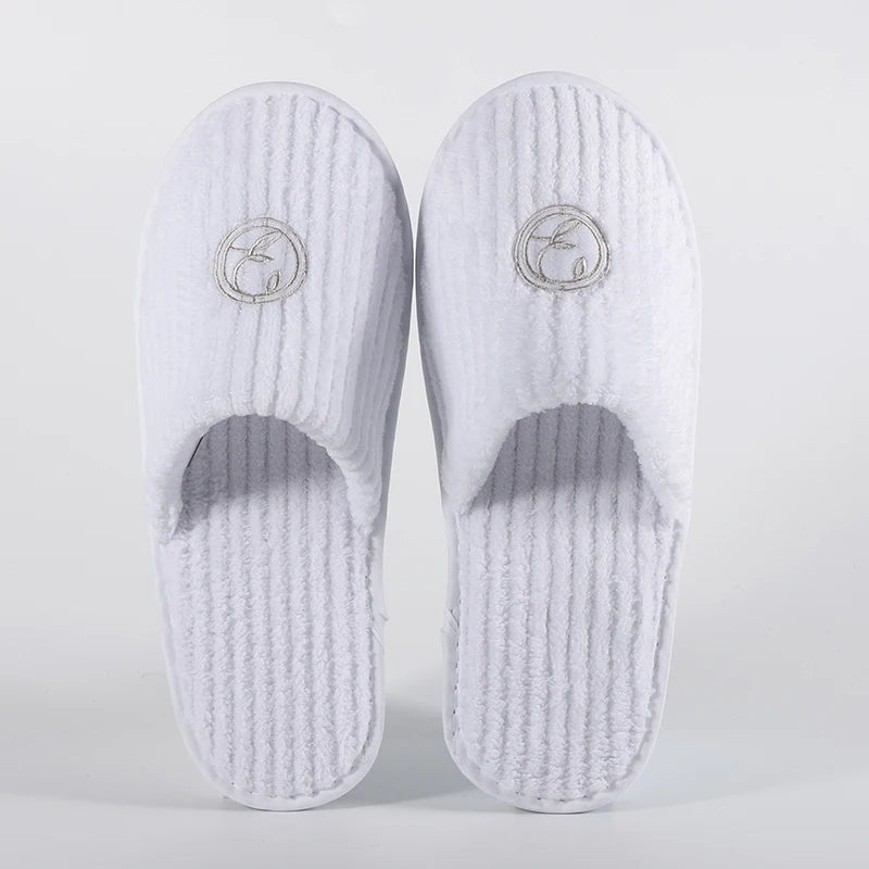 Hotel Disposable Set Slippers Spa Guest Coral Fleece Disposable Slippers