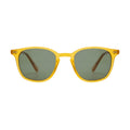Vintage Mazzucchelli Acetate Polarized Sun Glasses Fashionable Sunglasses with White/Transparent Frame and Tac Lenses