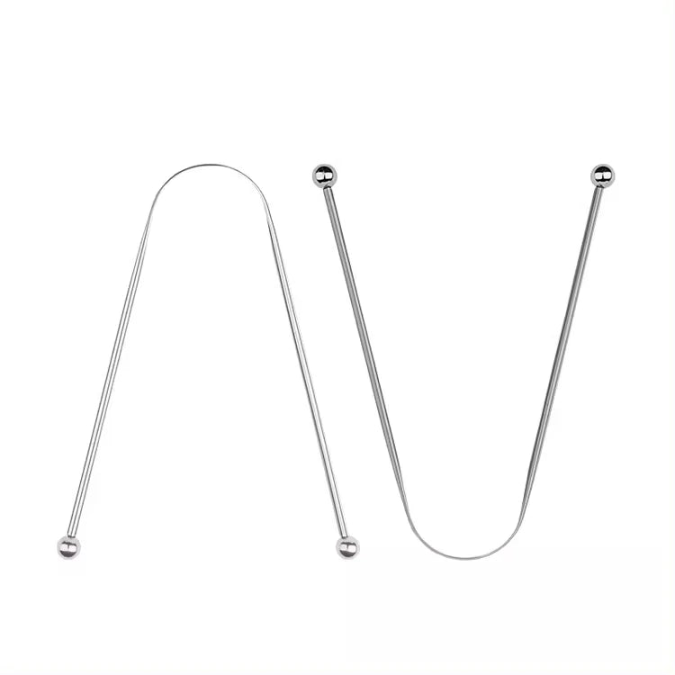 Wholesale Oral Hygiene Tools Tongue Cleaner Stainless Steel Tongue Scraper