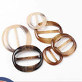 SR005 Wholesale Resin Material Oval Adjustable Buckle for Waist Belt