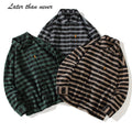 New Supply Long Sleeve Stripe Shirt Jacket Windproof Spring Men's Blouse College Leisure Shirt for Men