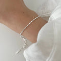 VIANRLA Dainty Silver Chain Bracelet Silver 925 Jewelry Bracelet for Women