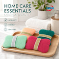 Woxin Bath Face Wash Sponges Highly Absorbent Kitchen Cleaning Damp Sponges Soap Bar Bag Soap Pouch for Deep Exfoliating