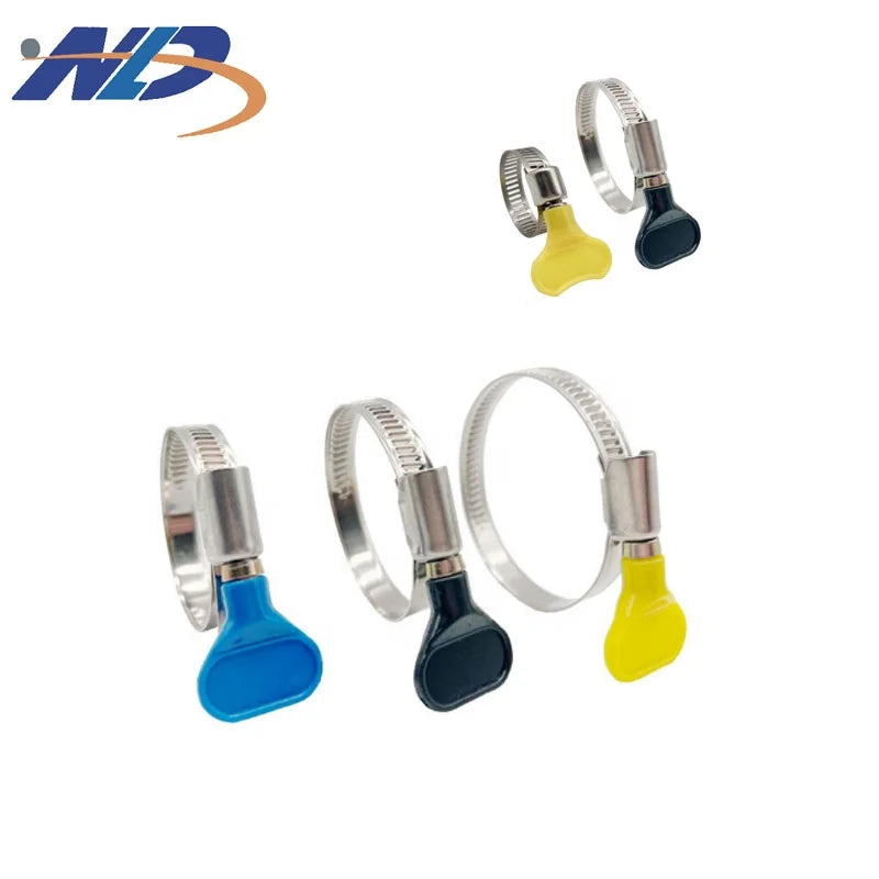 NLD Direct Supply Manufacturer Adjustable Zinc Plated Steel Pipelines  Fitting Stainless Steel Spring Water Hose Clamp